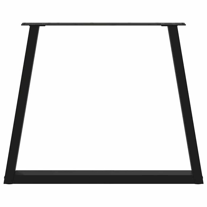 Picioare pentru masă în formă de V 3 buc Negru Oțel - WALTI WALTI