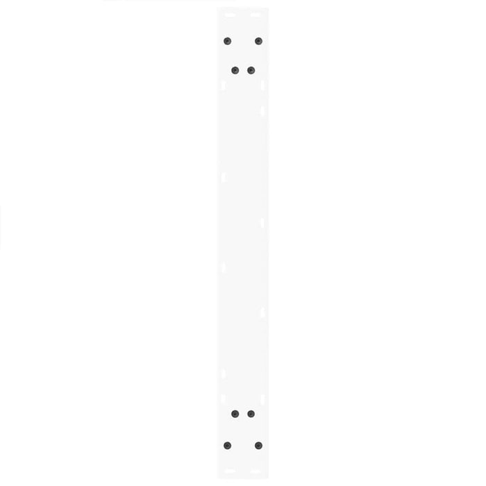 Picioare de masă în formă de V, 3 buc., alb, 80x(72-73,3) cm, oțel WALTI