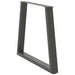 Picioare de masă în formă de V, 3 buc., antracit, 80x(72-73,3) cm, oțel - WALTI WALTI