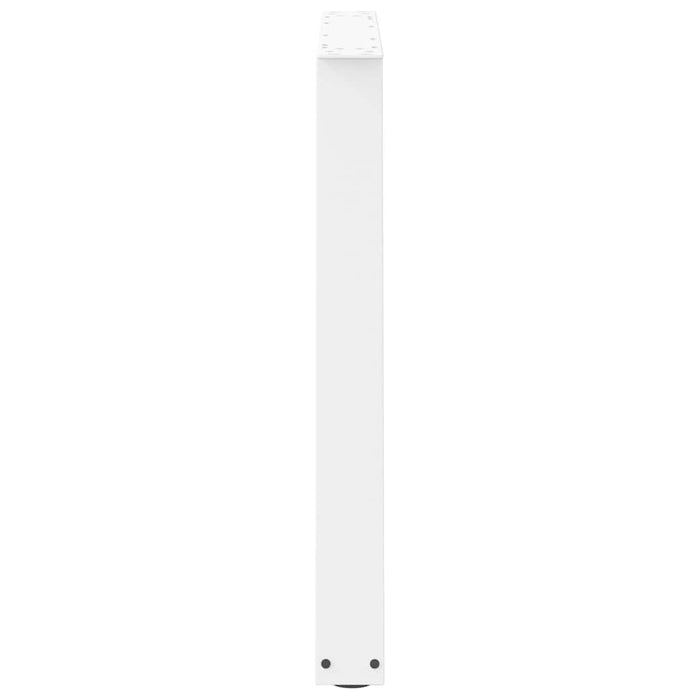 Picioare de masă în formă de V, 3 buc., alb, 90 x (72-73,3) cm, oțel - WALTI WALTI