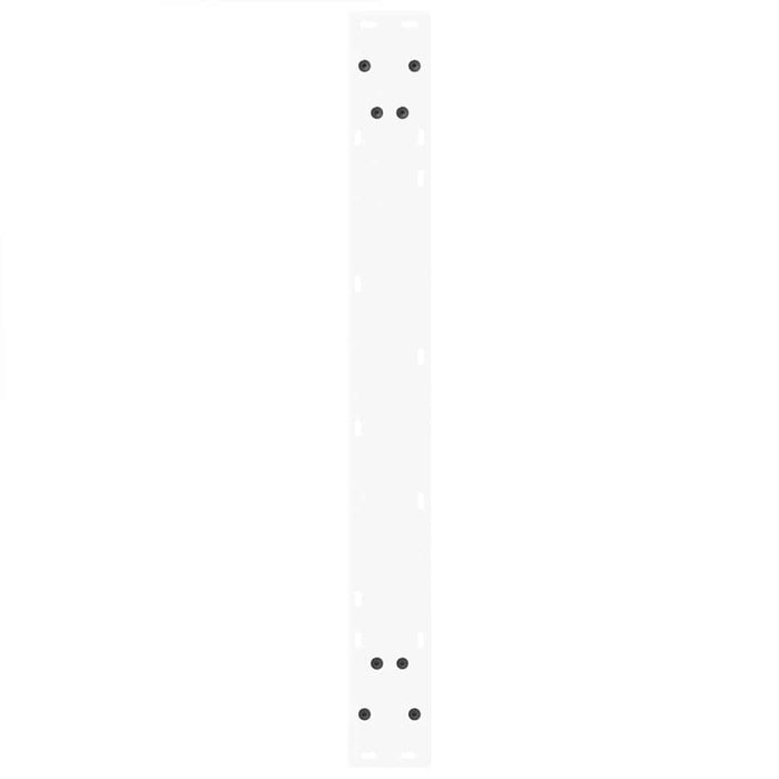 Picioare de masă în formă de V, 3 buc., alb, 90 x (72-73,3) cm, oțel - WALTI WALTI