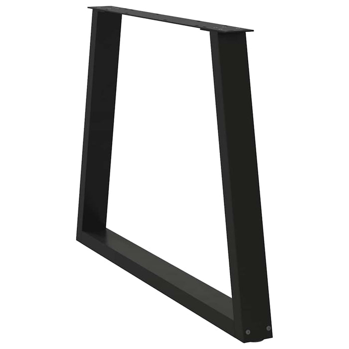 Picioare de masă în formă de V, 3 buc., negru, 100 x (72-73,3) cm, oțel WALTI