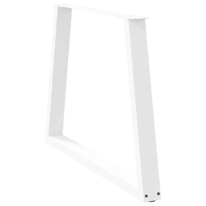 Picioare de masă în formă de V, 3 buc., alb, 100 x (72-73,3) cm, oțel WALTI