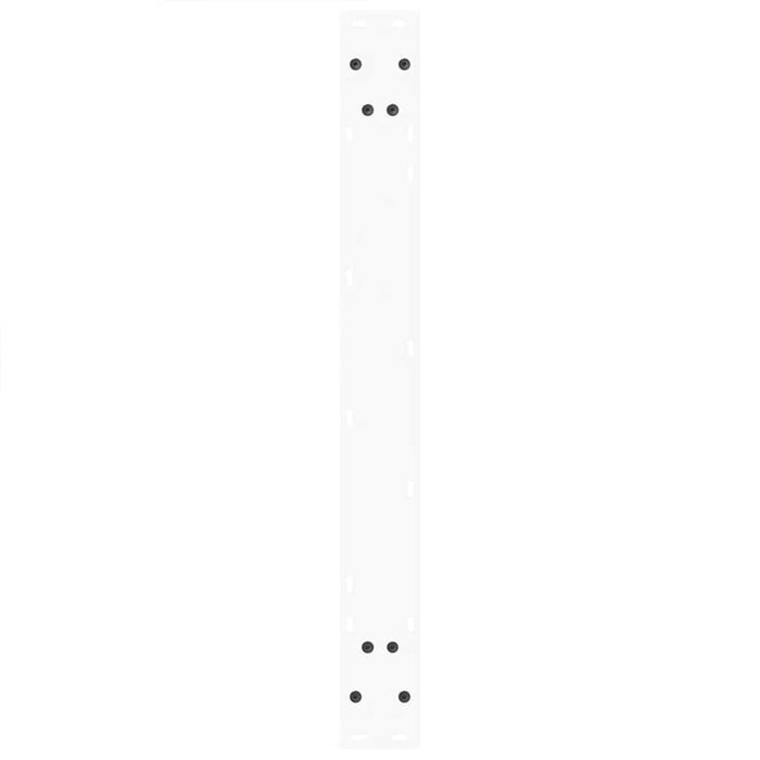 Picioare de masă în formă de V, 3 buc., alb, 100 x (72-73,3) cm, oțel WALTI