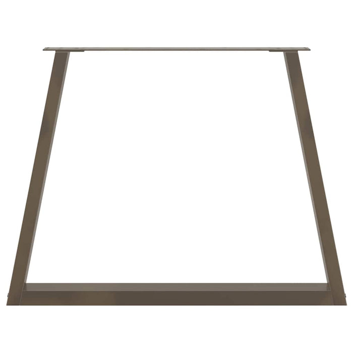 Picioare de masă în formă de V, 3 buc., oțel natural, 100 x (72-73,3) cm WALTI