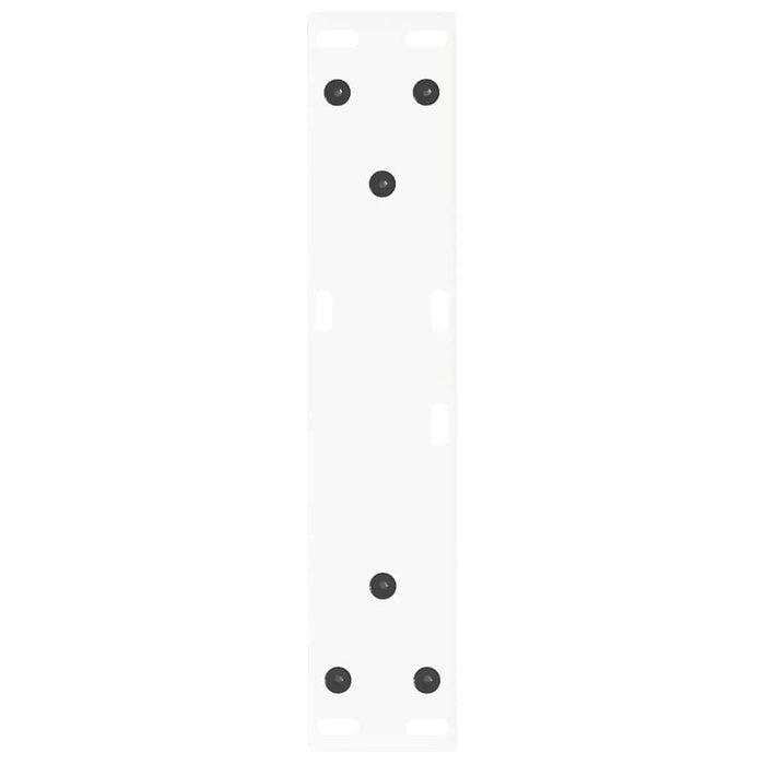 Picioare pentru măsuță de cafea în formă de V, 2 buc., alb, 30x(30-31,3) cm, oțel WALTI