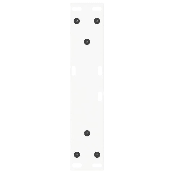 Picioare pentru măsuță de cafea în formă de V, 2 buc., alb, 40x(30-31,3) cm, oțel WALTI