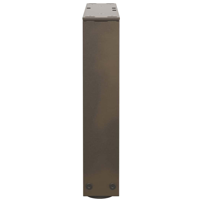 Picioare pentru măsuță de cafea în formă de V, 2 buc., oțel natural, 40x(30-31,3) cm WALTI