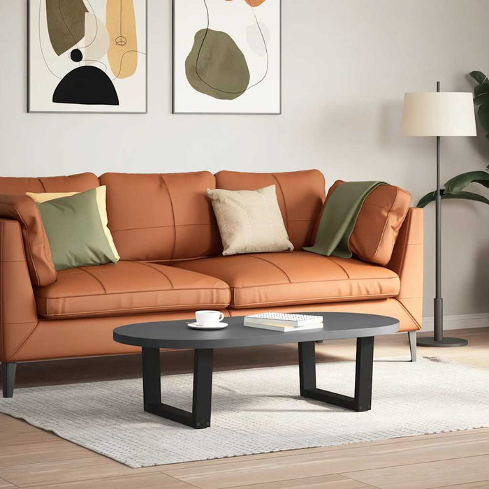 Picioare pentru măsuță de cafea în formă de V, 2 buc., negru, 50x(30-31,3) cm, oțel WALTI
