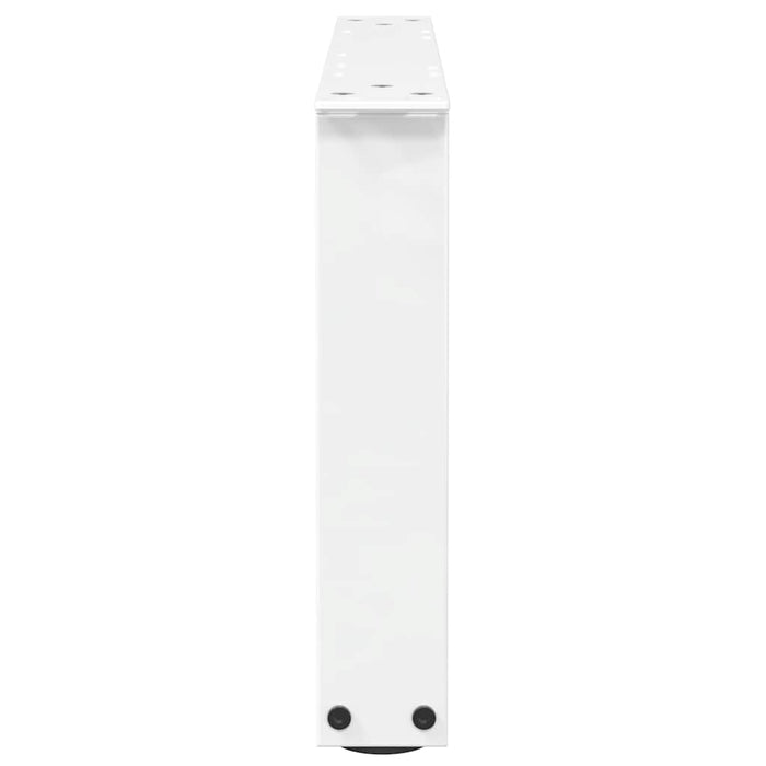 Picioare pentru măsuță de cafea în formă de V, 2 buc., alb, 50x(30-31,3) cm, oțel WALTI