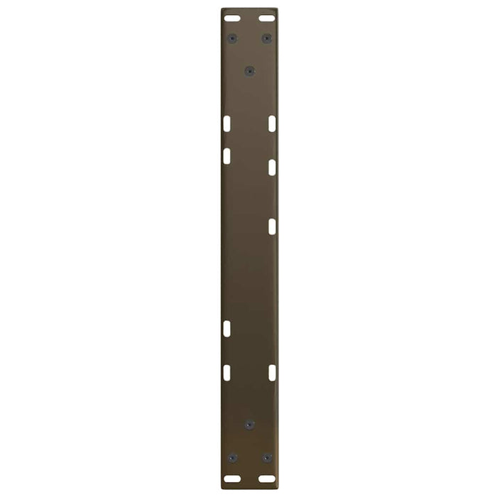 Picioare pentru măsuță de cafea în formă de V, 2 buc., oțel natural, 50x(30-31,3) cm WALTI