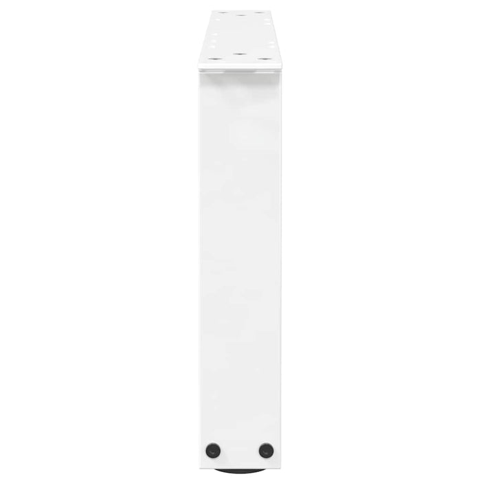 Picioare pentru măsuță de cafea în formă de V, 2 buc., alb, 60x(30-31,3) cm, oțel WALTI