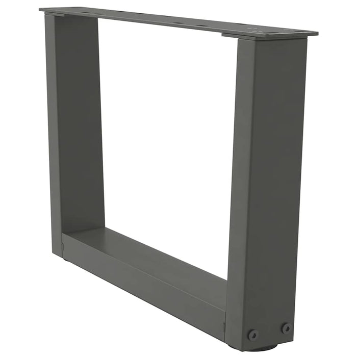 Picioare pentru măsuță de cafea în formă de V, 2 buc., antracit, 60x(30-31,3) cm, oțel WALTI