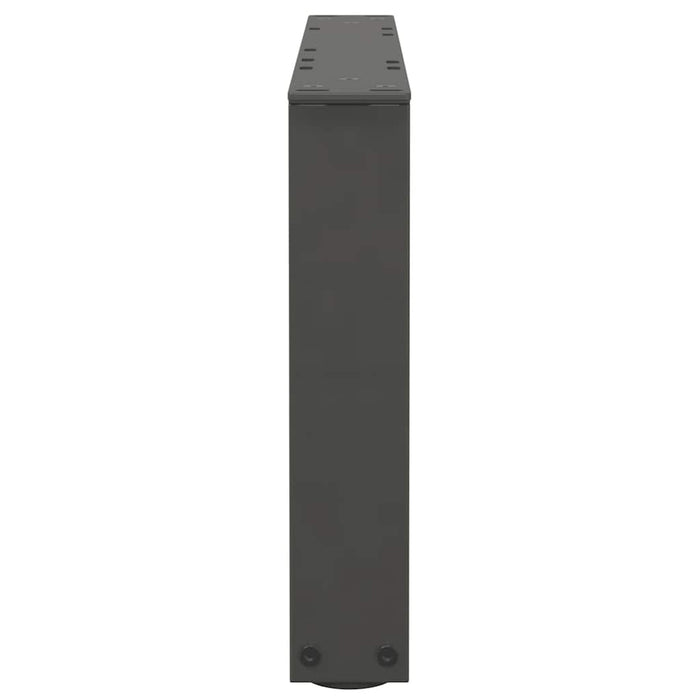Picioare pentru măsuță de cafea în formă de V, 2 buc., antracit, 60x(30-31,3) cm, oțel WALTI