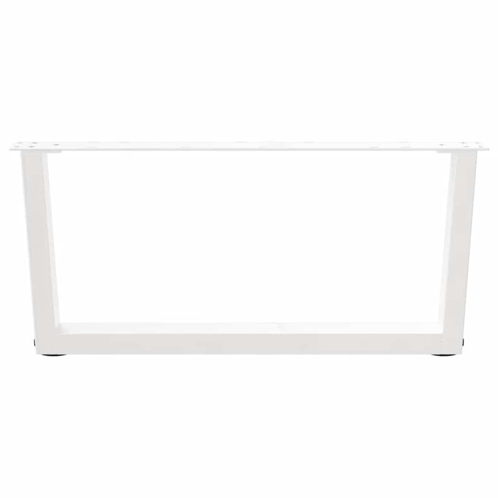 Picioare pentru măsuță de cafea în formă de V, 2 buc., alb, 70x(30-31,3) cm, oțel WALTI