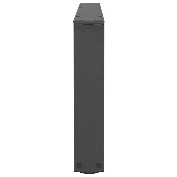 Picioare pentru măsuță de cafea în formă de V, 2 buc., antracit, 70x(30-31,3) cm, oțel WALTI