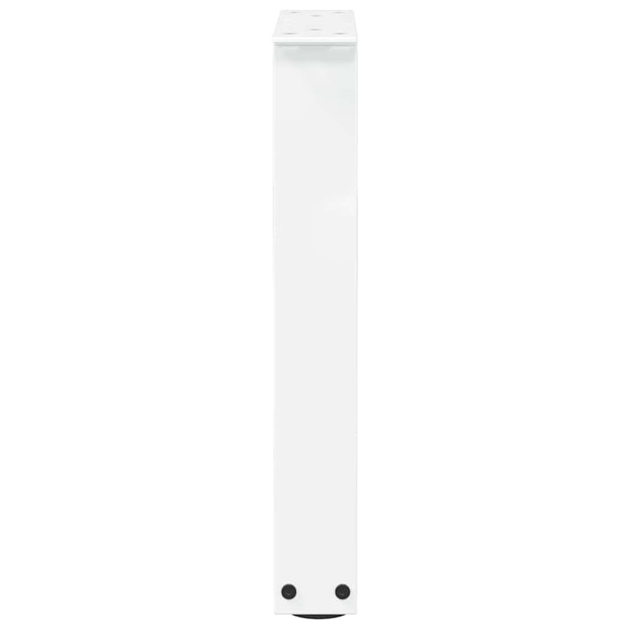 Picioare pentru măsuță de cafea în formă de V, 2 buc., alb, 38x(42-43,3) cm, oțel WALTI