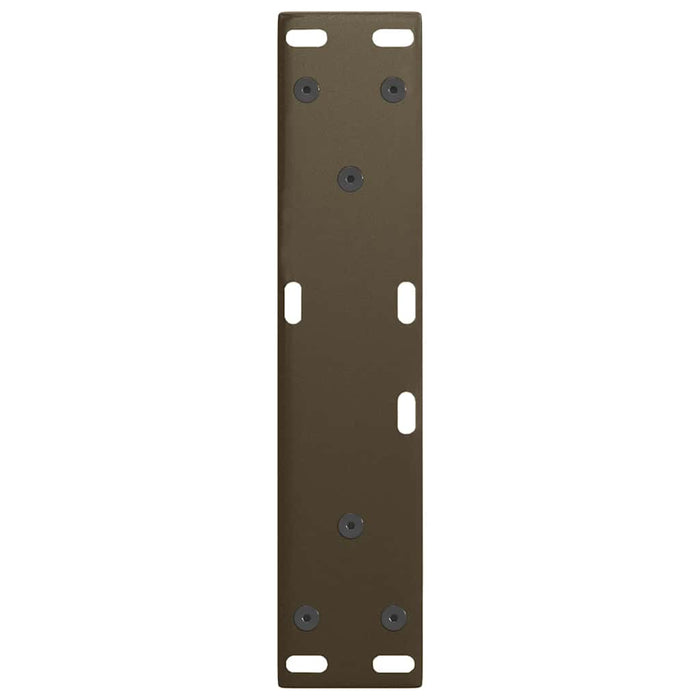 Picioare pentru măsuță de cafea în formă de V, 2 buc., oțel natural, 38x(42-43,3) cm WALTI
