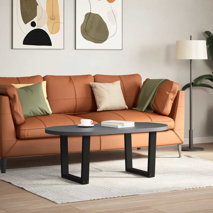 Picioare pentru măsuță de cafea în formă de V, 2 buc., negru, 50x(42-43,3) cm, oțel WALTI