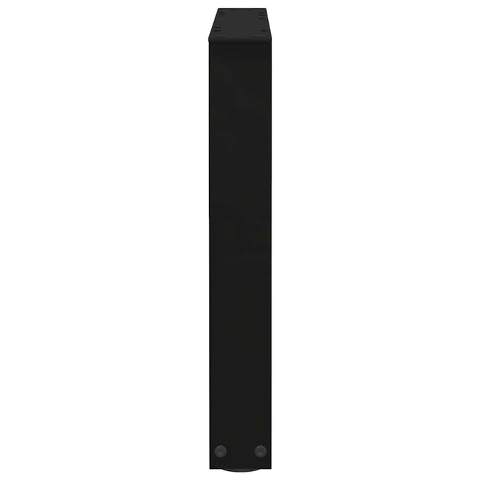 Picioare pentru măsuță de cafea în formă de V, 2 buc., negru, 50x(42-43,3) cm, oțel WALTI