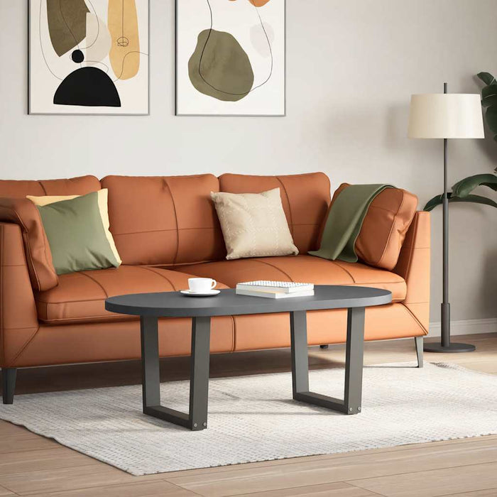 Picioare pentru măsuță de cafea în formă de V, 2 buc., antracit, 50x(42-43,3) cm, oțel WALTI