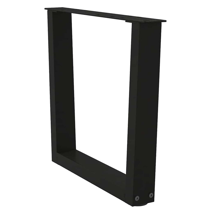 Picioare pentru măsuță de cafea în formă de V, 2 buc., negru, 60 x (42-43,3) cm, oțel WALTI