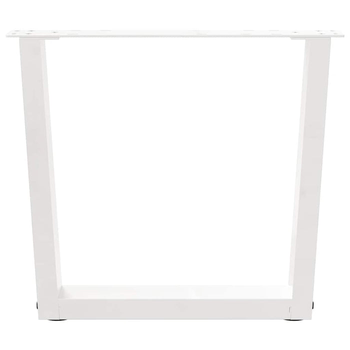 Picioare pentru măsuță de cafea în formă de V, 2 buc., alb, 60 x (42-43,3) cm, oțel WALTI