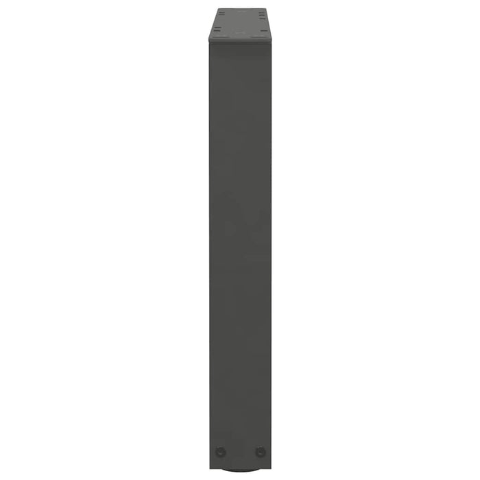 Picioare pentru măsuță de cafea în formă de V, 2 buc., antracit, 60x(42-43,3) cm, oțel WALTI