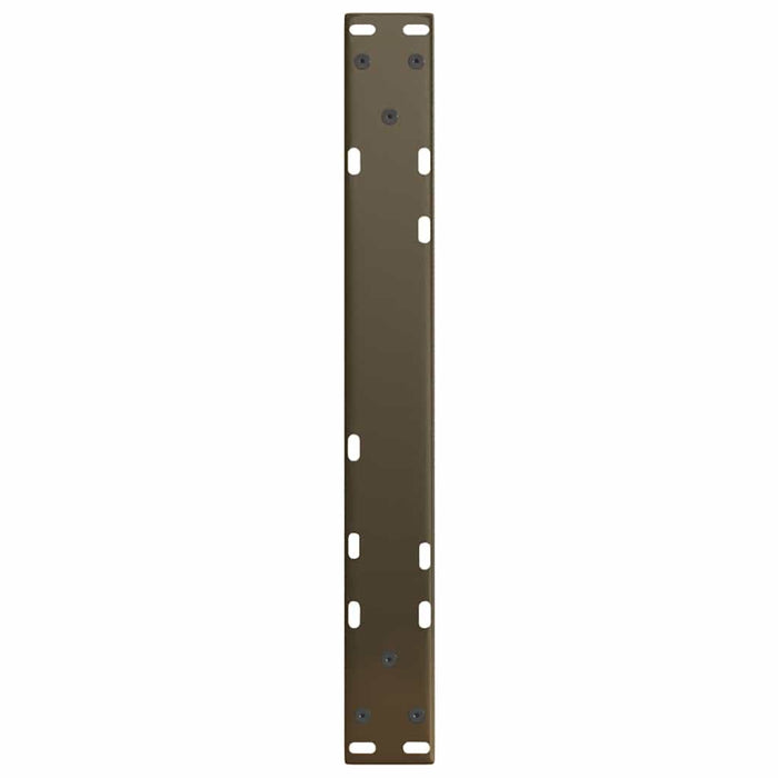Picioare pentru măsuță de cafea în formă de V, 2 buc., oțel natural, 60 x (42-43,3) cm WALTI