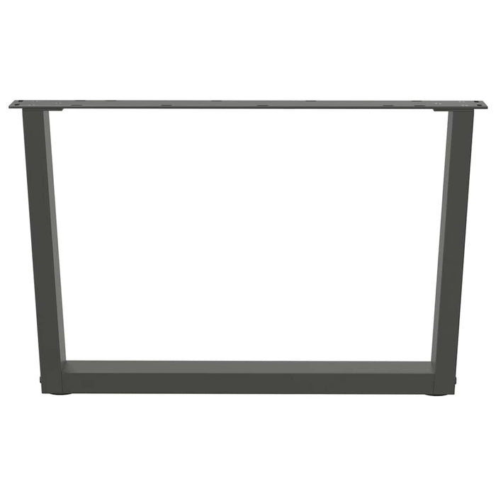 Picioare pentru măsuță de cafea în formă de V, 2 buc., antracit, 70x(42-43,3) cm, oțel WALTI