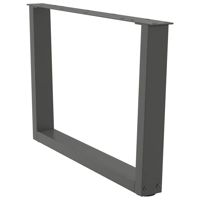 Picioare pentru măsuță de cafea în formă de V, 2 buc., antracit, 70x(42-43,3) cm, oțel WALTI
