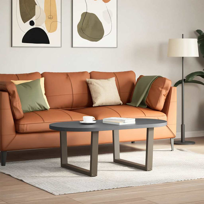 Picioare pentru măsuță de cafea în formă de V, 2 buc., oțel natural, 70x(42-43,3) cm WALTI