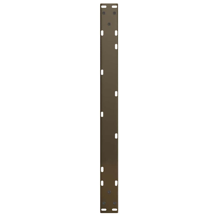 Picioare pentru măsuță de cafea în formă de V, 2 buc., oțel natural, 70x(42-43,3) cm WALTI