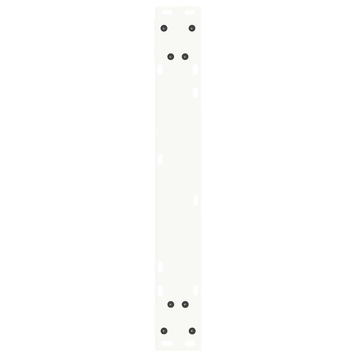 Picioare de masă în formă de V, 2 buc., alb, 60 x (72-73,3) cm, oțel - WALTI WALTI