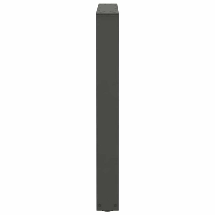 Picioare de masă în formă de V, 2 buc., antracit, 60x(72-73,3) cm, oțel WALTI