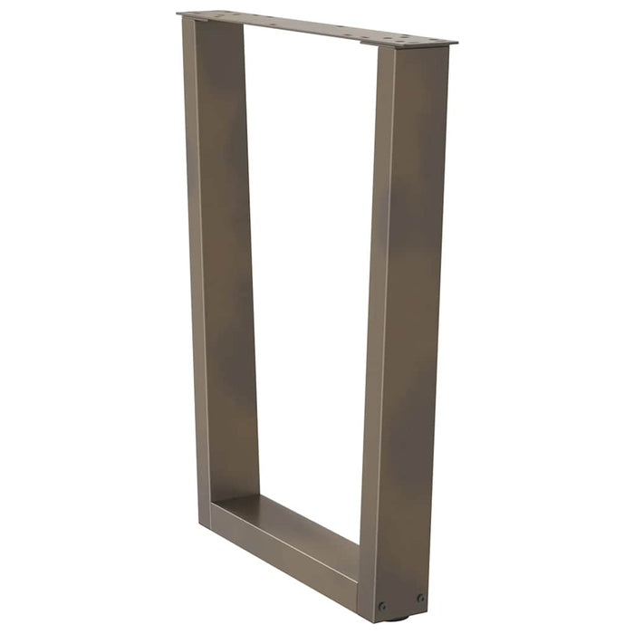 Picioare de masă în formă de V, 2 buc., oțel natural, 60 x (72-73,3) cm WALTI