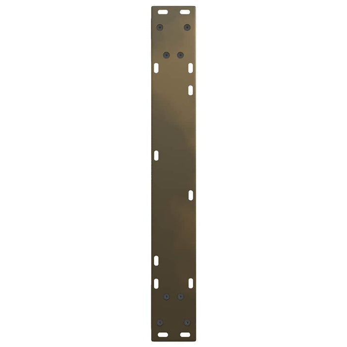 Picioare de masă în formă de V, 2 buc., oțel natural, 60 x (72-73,3) cm WALTI