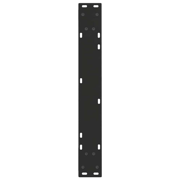 Picioare de masă în formă de V, 2 buc., negru, 70x(72-73,3) cm, oțel WALTI
