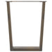 Picioare de masă în formă de V, 2 buc., oțel natural, 70x(72-73,3) cm - WALTI WALTI