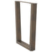 Picioare de masă în formă de V, 2 buc., oțel natural, 70x(72-73,3) cm - WALTI WALTI