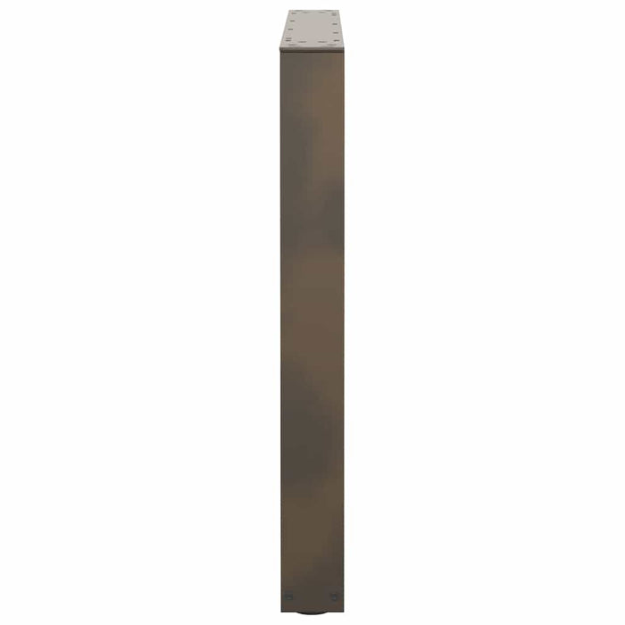 Picioare de masă în formă de V, 2 buc., oțel natural, 80x(72-73,3) cm WALTI