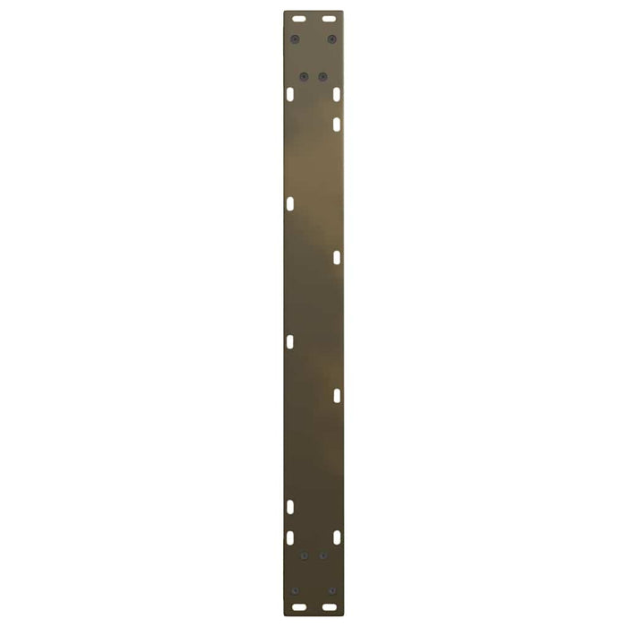 Picioare de masă în formă de V, 2 buc., oțel natural, 80x(72-73,3) cm WALTI