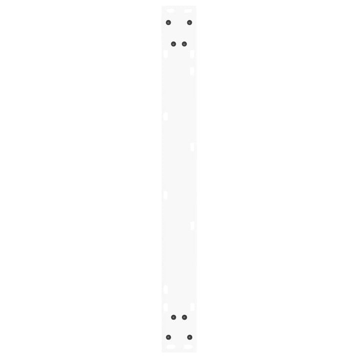Picioare de masă în formă de V, 2 buc., alb, 90x (72-73,3) cm, oțel WALTI