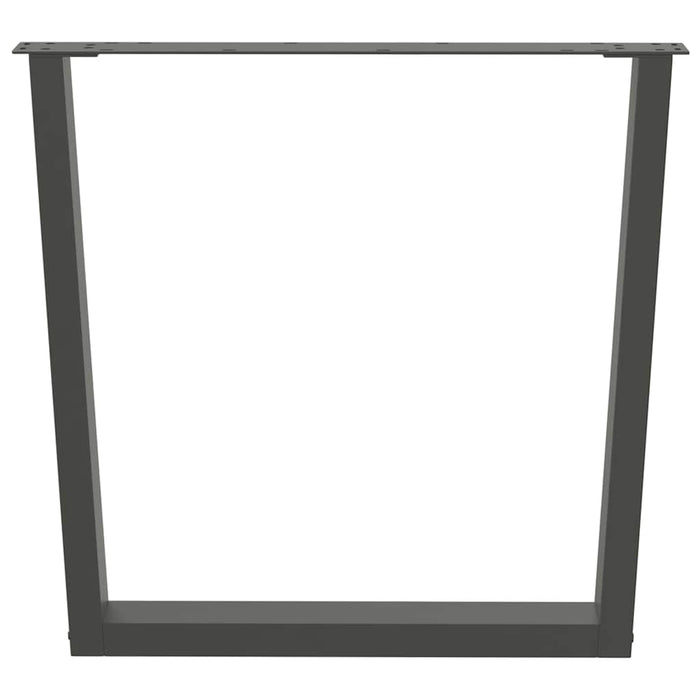 Picioare de masă în formă de V, 2 buc., antracit, 90x(72-73,3) cm, oțel WALTI
