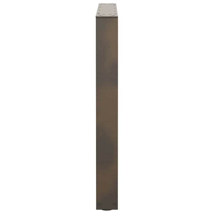 Picioare de masă în formă de V, 2 buc., oțel natural, 90 x (72-73,3) cm WALTI
