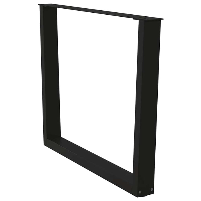 Picioare de masă în formă de V, 2 buc., negru, 100 x (72-73,3) cm, oțel WALTI
