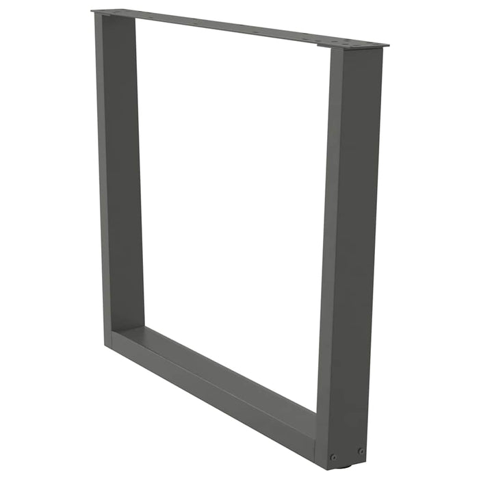 Picioare de masă în formă de V, 2 buc., antracit, 100x(72-73,3) cm, oțel WALTI