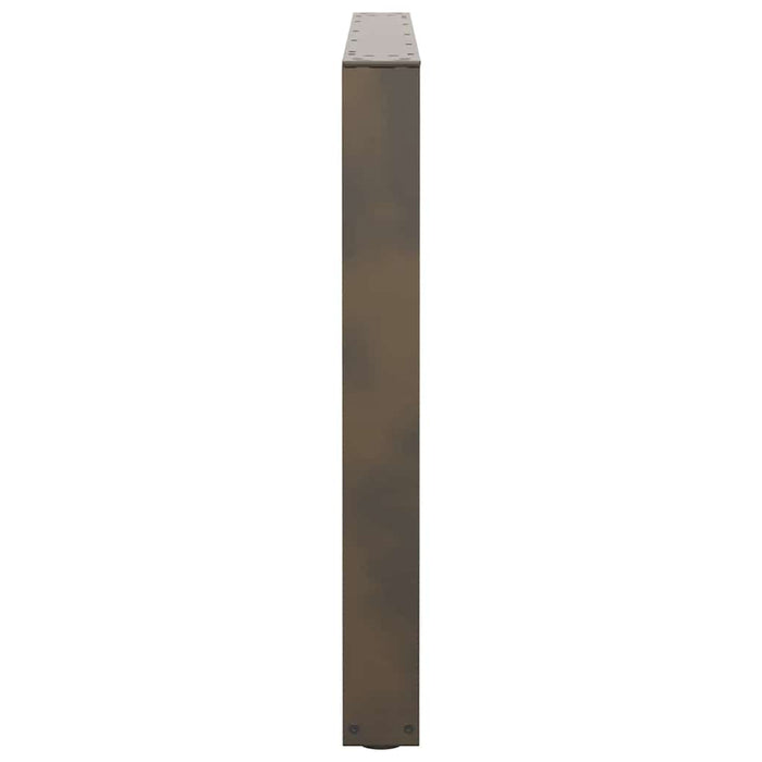 Picioare de masă în formă de V, 2 buc., oțel natural, 100 x (72-73,3) cm WALTI