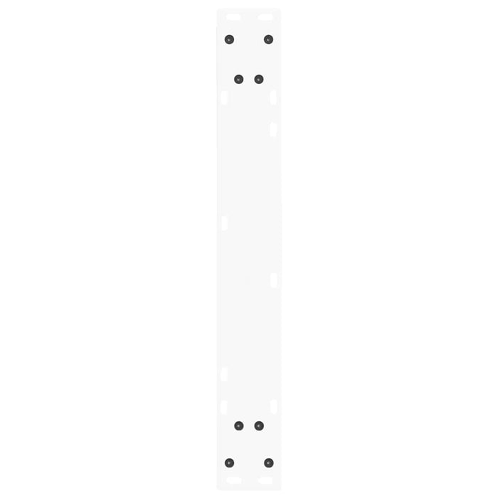 Picioare de masă în formă de V, 3 buc., alb, 70x (72-73,3) cm, oțel WALTI