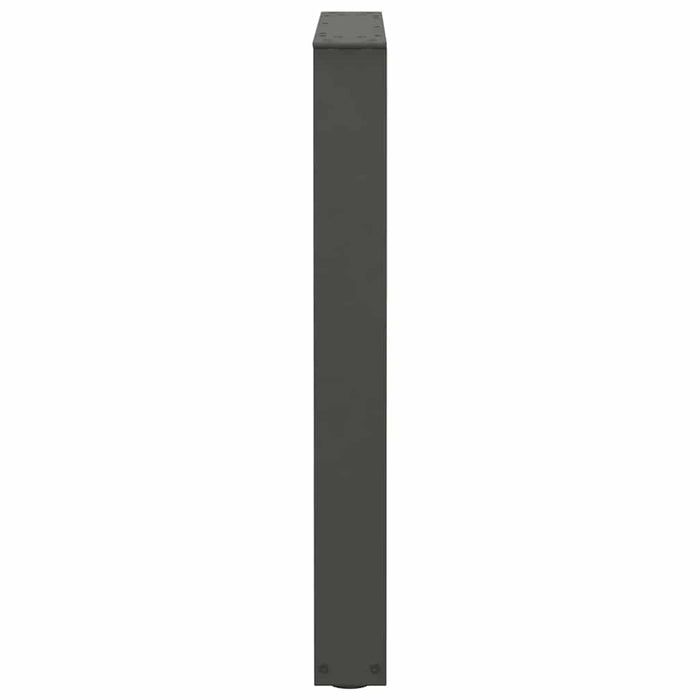 Picioare de masă în formă de V, 3 buc., antracit, 70x(72-73,3) cm, oțel WALTI